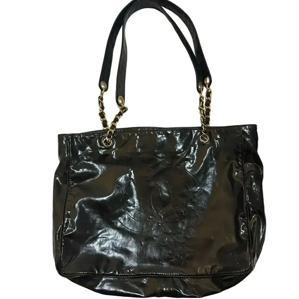Authentic Chanel timeless  XL Vinly tote